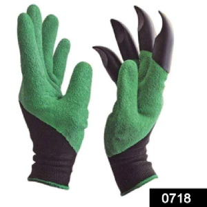 Garden Gloves with Claws for Digging & Planting